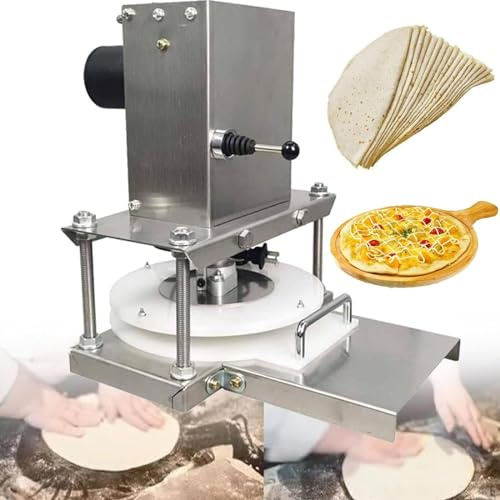 DWSSX Pressa elettrica for Impasto for Pizza, 8,6 Pollici, Macchina for stendere la Pasta elettrica Commerciale, Pressa for Pasticceria, Macchina for pressare Torte di Pizza a Mano