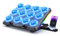 Trullypine Base Refrigeradora Portátil - Ventilador Ordenador Portatil de 12-17.3 con Soporte, 12 Ventiladores Silenciosos, 2 Puertos USB, Refrigeración Rápida, 5 Niveles de Inclinación (LCD)