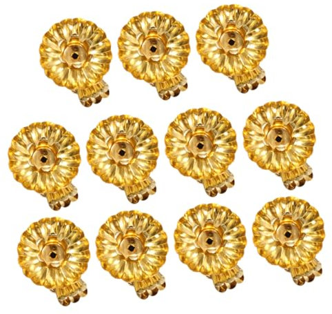 BUGUUYO 15stücke Teiliges Weihnachtskerzenhalter Clips Für Stabile Dekoration Als Weihnachtsbaum Ornamente Passend Für Festliche Anlässe Und Partys