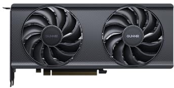 WEELIAO GUNNIR Intel Arc B580 Photon OC Grafikkarte, 12 GB, schwarz, GDDR6, 2850 MHz, Triple Fan Grafikkarte (192-Bit, PCI-Express 4.0 x8, ein HDMI Drei DisplayPorts, unterstützt 4k) (B580 Index