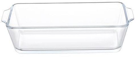 PRETYZOOM Ovenproof Casserole Dish Glass Baking Dish Rectangular for Cooking Serving