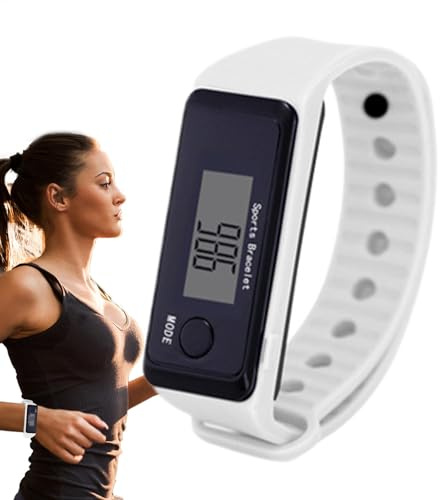 Orologio da donna con contapassi, contapassi, impermeabile, distanza calorie, contapassi, dispositivi indossabili da polso intelligenti per corsa, contapassi elettronico a LED