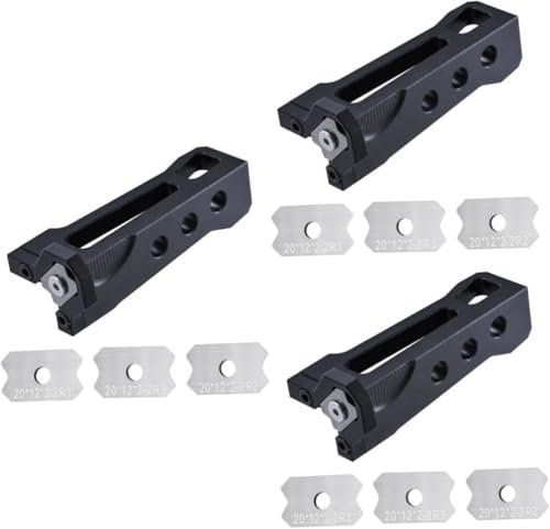Handhobel, Holzhobel, Holzhobel, Kantenschneider, Fasenhobel, Para-Hobel for die Holzbearbeitung, Hand-Falzmeißel, Akku-Tischlergriff, kabelloser Mini-Griff, Kantenanleim-Senker, Wolframstahl(3 sets)