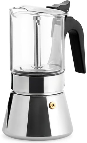 Cafetière italienne en verre à moka