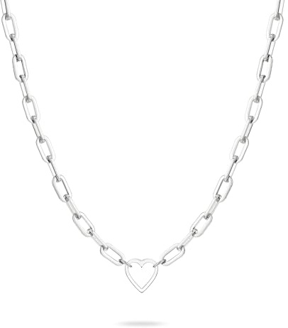Liebeskind Berlin Damen Halskette LJ-1756-N-45 aus Edelstahl in Silber