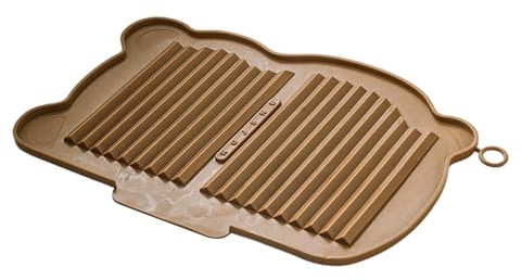 Tappetino per sgocciolare in silicone, tappetino antigoccia per cucina, fondo resistente al calore, per asciugare pentole, padelle, pentole, frutta e verdura