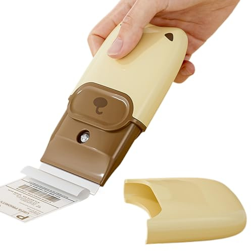 WJnflQN Rascador de Limpieza | Raspador para Ventanas y Eliminador para Suelo y Vitrocerámica,Herramienta de Limpieza 2 en 1 para Hogar Coche Suelo Pared Azulejos Horno Pintura y Calafateo