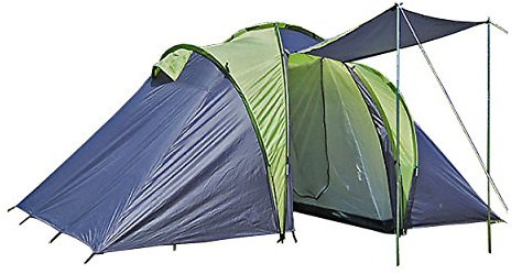 Zelt 4 Personen FAMILIENZELT CAMPINGZELT TUNNELZELT Camping 3000MM Explorer