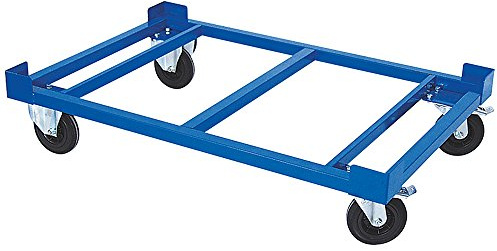 BRB Fahrgestell für Paletten, Gitterboxen, Behälter, LxBxH 1220x820x330 mm, Tragkraft 1000 kg