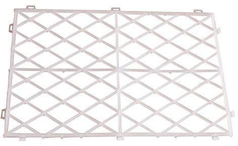U Group Bar White Glass Stacking Mats 12 x 8inch - Pack of 10 - Shelf Liner, Shelf Protector