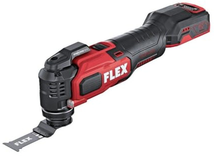 Flex Akku-Multitool MT 18.0-EC C (18 V, Multifunktionswerkzeug mit StarlockMAX Aufnahme, ohne Akku, mit Arbeitslicht, bürstenloser Motor) 518409, Rot