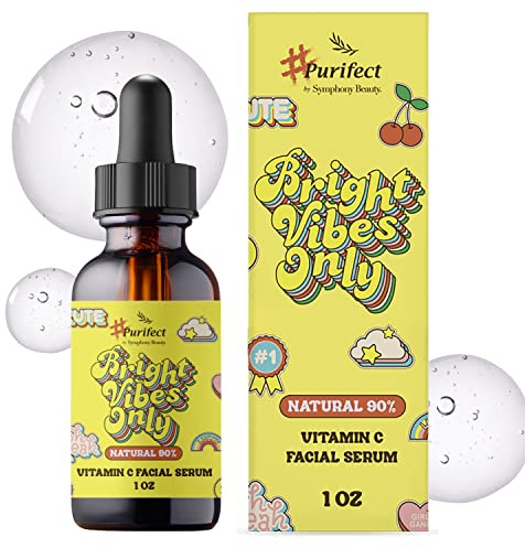 Purifect Vitamin C Serum for Face with Vitamin E Oil, Anti-Dark Spots & Brightening Serum, & Lemon Extract Brightening Serum For Dull, Tired Skin 30ml