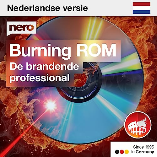 Nero Das Original | Nero Burning ROM 2026 | Brennprogramm | Brennen, Kopieren, Sichern, Rippen | CD DVD Brenner Software | Unlimitierte Lizenz | 1 PC | Windows 11 / 10 / 8 / 7