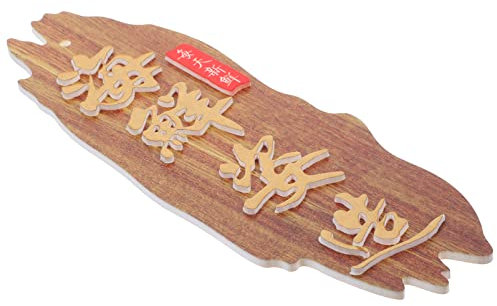 PAREKS Décoration japonaise - Décoration japonaise - Assiette à sushis japonaise - Décoration de sashimi - En acrylique - Pour bar à sushis - Menu - Restaurant - Décoration de bureau