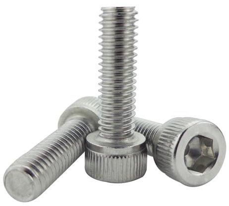 20 Stück M6x20 mm Schrauben,Zylinderkopfschrauben Edelstahl 304 A2 V2A Inbusschrauben M6 Zylinderschrauben mit Innensechskant Innensechskantschraube Vollgewinde Sechskantschrauben