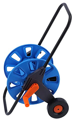 Porta del Tubo da Giardino, Pp+alluminio Che Conserva 50 M G1/2 Tubo Flessibile Portatile Tubo da Giardino per Tubi a Puscia per Cortili per Prati per Giardini