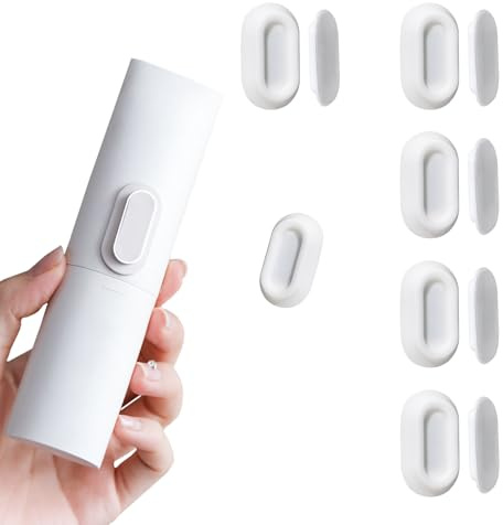 FUYTSUO 2 soportes magnéticos para mando a distancia para TV, aire acondicionado, ventilador (blanco)