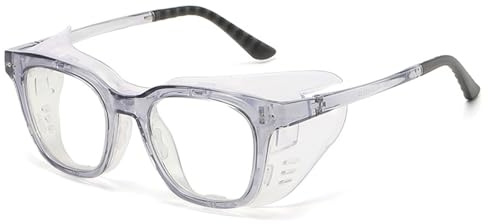 YIJOY Lunettes Anti-Pollen et Anti-Lumière Bleue, Coupe-Vent et Hydratantes pour Soulager la Sécheresse Oculaire - Silicone Ultra-Souple