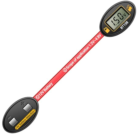 Il tester multifunzione BT138 per batterie garantisce una lunga durata del dispositivo per attività di riparazione professionali in casa e in viaggio