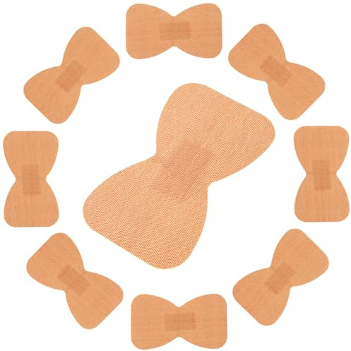 ERINGOGO 50pcs Breathable Fabric Hemostasis Flexible Wound Protectors Butterfly Shape for Fingertips and Joints Durable Skin Safe Adhesive Plasters