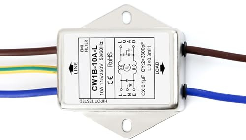 Soppressori elettromagnetici di interferenza di monofase 250V del filtro per le alte tensioni di disturbi continui ed intermittenti di impulsi