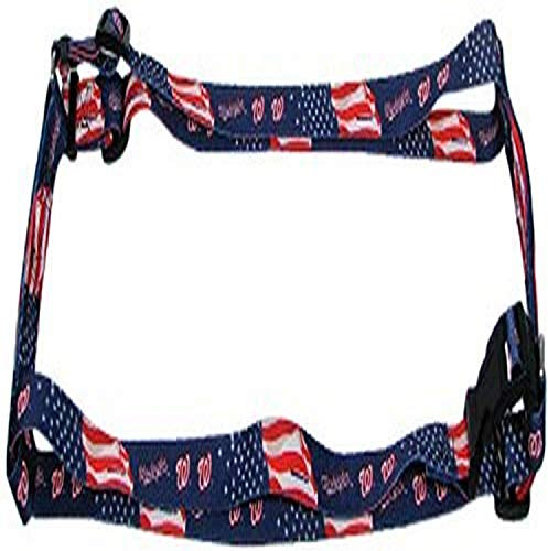 Hunter MFG Hundegeschirr Washington Nationals, verstellbar, Größe L, 2,5 cm
