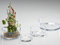 Glasschale AUTOMATIC Glas Schale Kerzenschale Dekoschale flach rund, Ø 19 cm