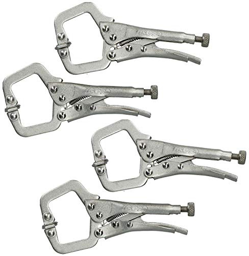 5 Mini Verriegelung C Klemmen verstellbaren Verschluss Schweiss-Gripzange 4Stk
