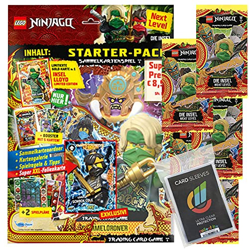 Lego Ninjago 6 Next Level Trading Cards - 1 Starter + 5 Booster