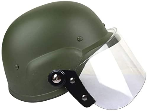 Tactical Airsoft Special Police M88 Helm USMC Helm, CS Classic Paintball Schutzhelm Mit Transparentem Sonnenvisier