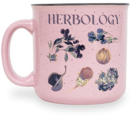 Harry Potter Herbology Ceramic Camper Mug | Wizarding World Casual Drinkware For Coffee, Tea | Holds 20 Ounces