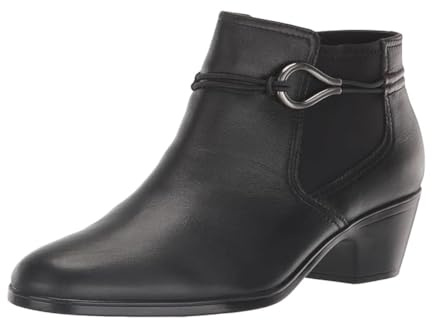 Clarks Women's Emily 2 Kaylie Ankle Boot, Black Leather, 8 Wide US