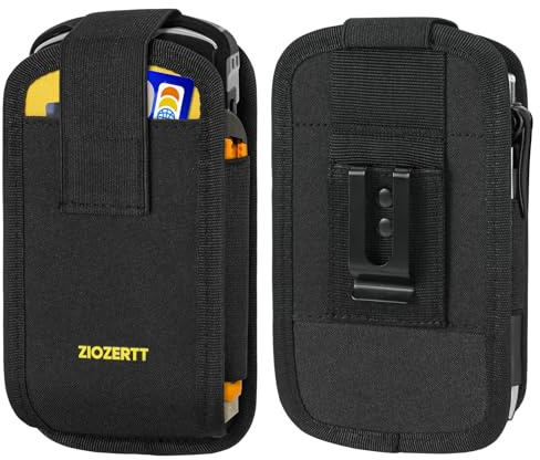 Scanner-Holster-Tragetasche, kompatibel mit Zebra TC70x, TC70, TC72, TC75x, TC75, TC77, MC67, M60, Hand-Barcode-Scanner-Halter mit Metall-Gürtelclip