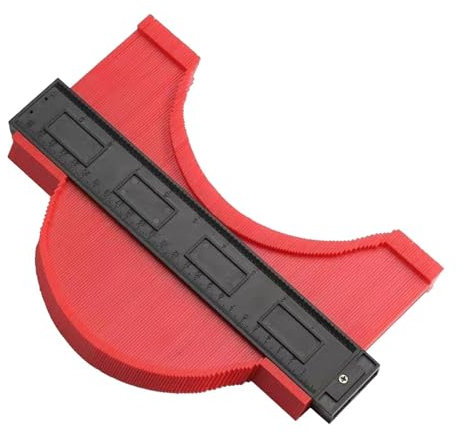 Gralara Calibre de Contorno Calibre de Herramienta para Trabajar La Madera Herramienta de Profesional