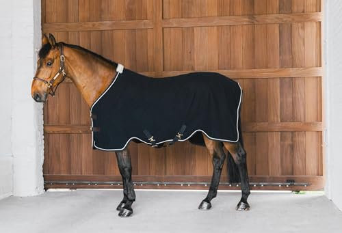 Kentucky - Abschwitzdecke vegan Wool schwarz 155-6'9