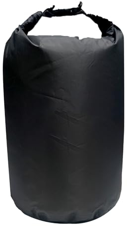 wasserdichte Tasche,10L/20L/40L/70L/90L Wasserdichter Sack, Ultraleichter Trockensack, wasserdichte Wassersporttaschen für, Kajakfahren, Strand, Schwimmen, Camping, Wandern (Schwarz, 90L)