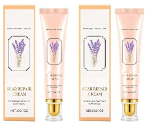 Sanfte Narbencreme | Hellt alte Narben auf, lindert Beschwerden | Verbessert das Hautbild | Geeignet für Schwangerschaft und empfindliche Haut | 30 g