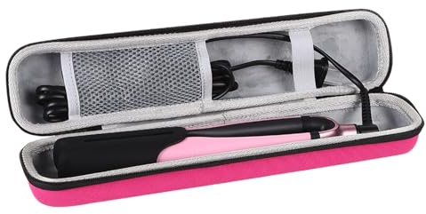 Flöjtväska – stötsäker EVA-påse med hög densitet | locktång resväska med dragkedja, för musikälskare inspelare kvinnor resenärer, Rosa (Hot Pink), Refer to description, Unisex