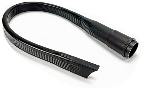 HUANGQRMENG Extra Long Flexible Crevice Tools Nozzles Universal Vacuum Cleaner Attachments 35/32mm Connection Compatible with Hoover Radiators Cleaning Brush Accessory for All Vacuum Cleaners(black)