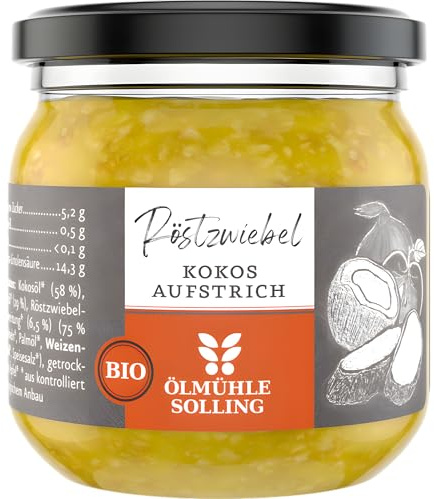 Ölmühle Solling Bio Aufstrich Röstzwiebel-Kokos, 1er Pack (1 x 150 g)