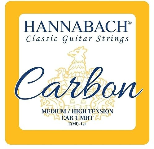 Hannabach 652719 Klassikgitarrensaiten CARBON Medium / High Tension Diskant - 3er Diskant