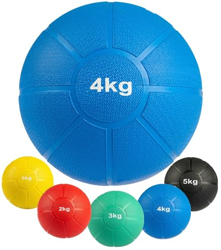 MATCHU -Medizinball | Medicine Ball | Vollgummi | Erhältlich in 1kg, 2kg, 3kg, 4kg und 5kg