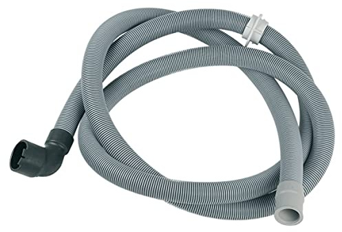 Tubo di scarico per lavastoviglie, 2,25 m, 22/30 mm, diritto/angolare
