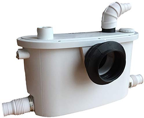 Macerator Pump HOMAC UPGRADE 400 Watt 4 in 1 Toilet Shower Sink Waste Water Sanitary Macerator Pump