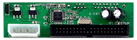 JMT Adaptateur d'interface Pata IDE vers Sata Disque Dur Convertisseur 7 + 15 Pin DVD/HDD 15 Parallèle au Serial ATA pour CD-ROM/CD-RW/DVD/DVD-RAM/HDD (Conseil Large)