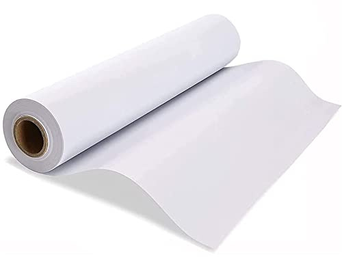 LATERN Bianco Rotolo di Carta da Disegno, 22CM x 15M Carta per Schizzi di Pittura Rotolo di Carta da Cavalletto Artistico Carta per Bacheca Sbiadita per Bambini Schizzo Artistico Disegno a Vernice