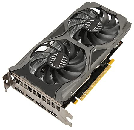 Tarjeta Gráfica para GeForce GTX 1660 Super,GTX1660S 6GB de Memoria GDDR6 1785MHZ 192bit Dual Fan Tarjeta Gráfica de Escritorio Tarjeta Gráfica para Juegos