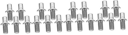 Toyvian 20pcs Drum Pedal Screw Replacement Screws for Drum Set and Tension Rods