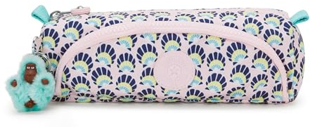 Kipling Cute Medium pencase, Pouches, Cases, Geo Shell (Blue)