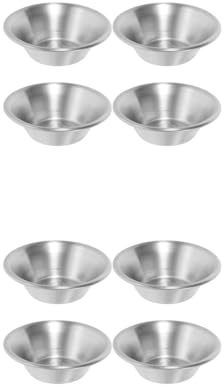 8pcs Aluminum Egg Tart Molds, Non-Stick Egg Tart Pudding Mould, Air Fryer Pie Tins, Mini Muffin Cupcake Liner Pudding Moulds